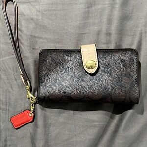 Two Coach wristlets/ wallets
